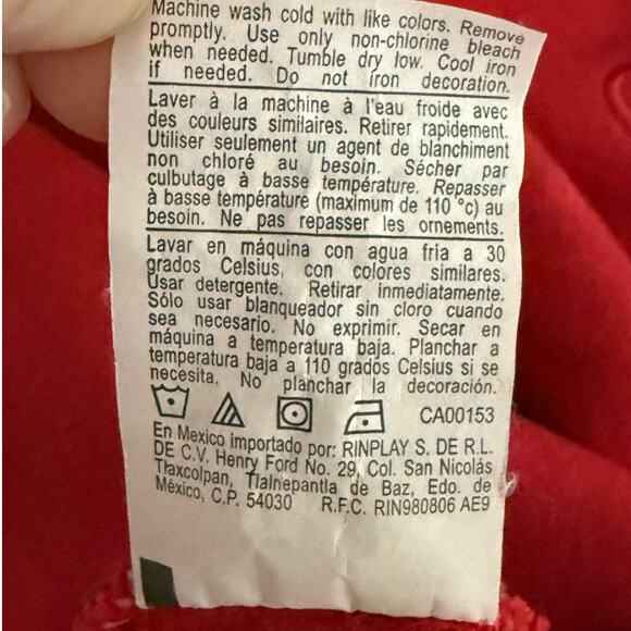 Champion Red Crewneck Sweatshirt Men’s Medium Classic Logo Pullover - Picture 7 of 9